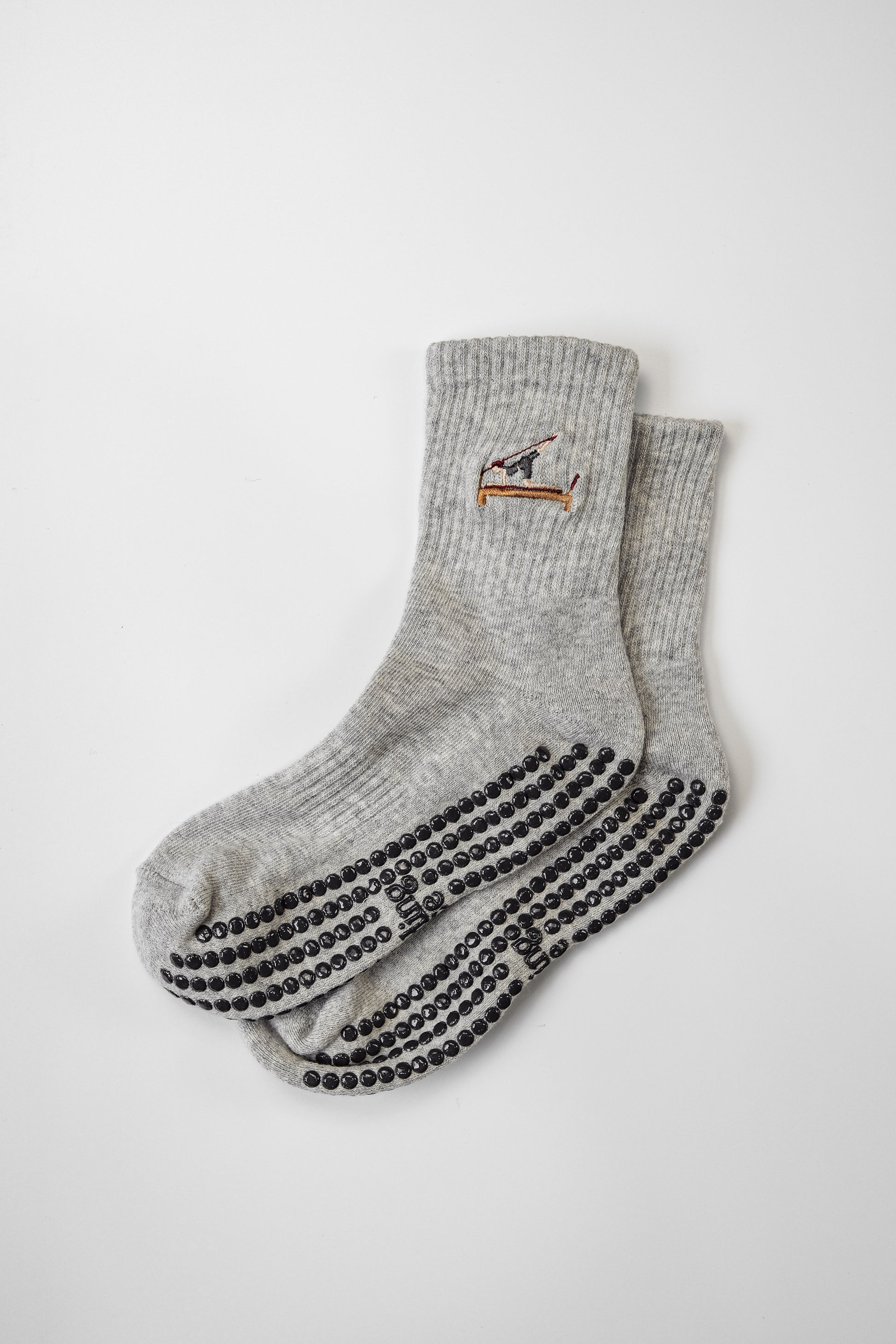 Reformer Pilates Grip Socks in Grey