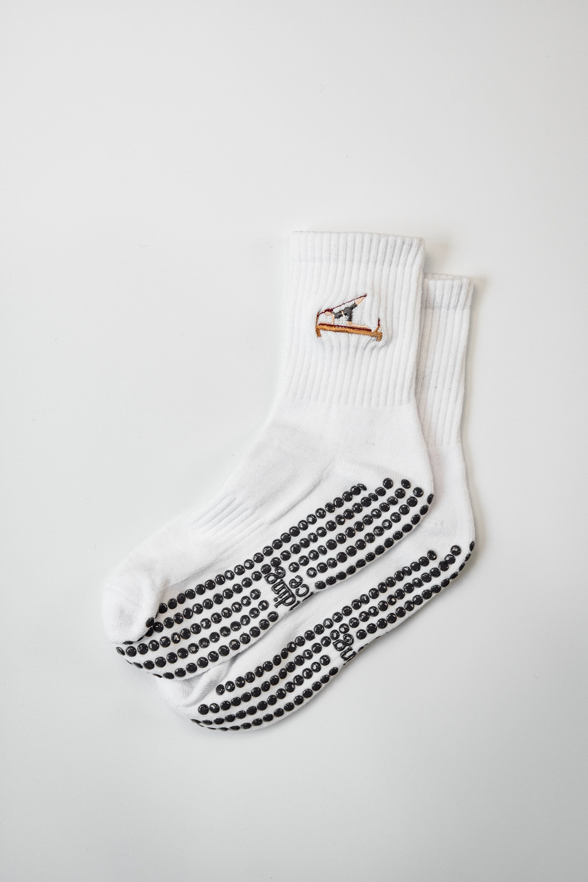 Reformer Pilates Grip Socks in White