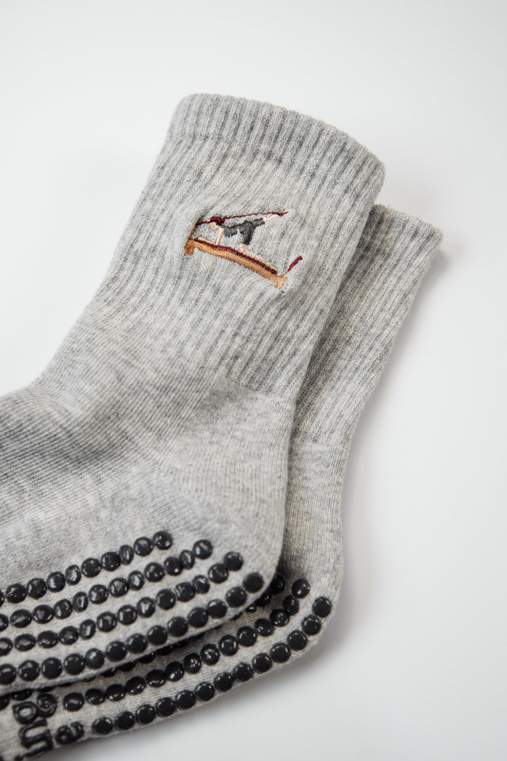 Reformer Pilates Grip Socks in Grey