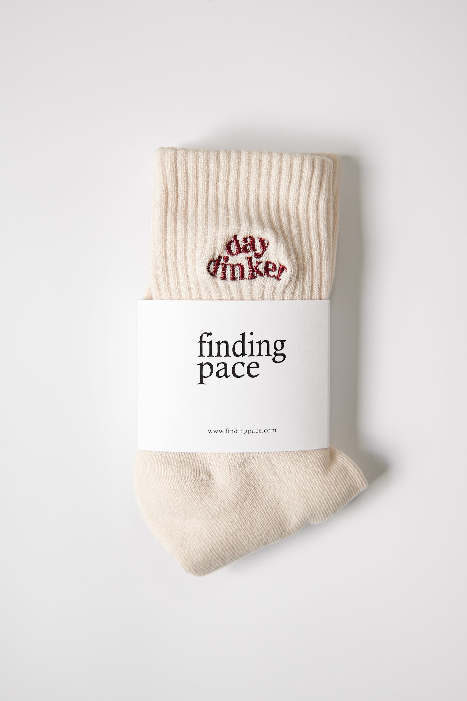 Day Dinker Court Socks in Bone