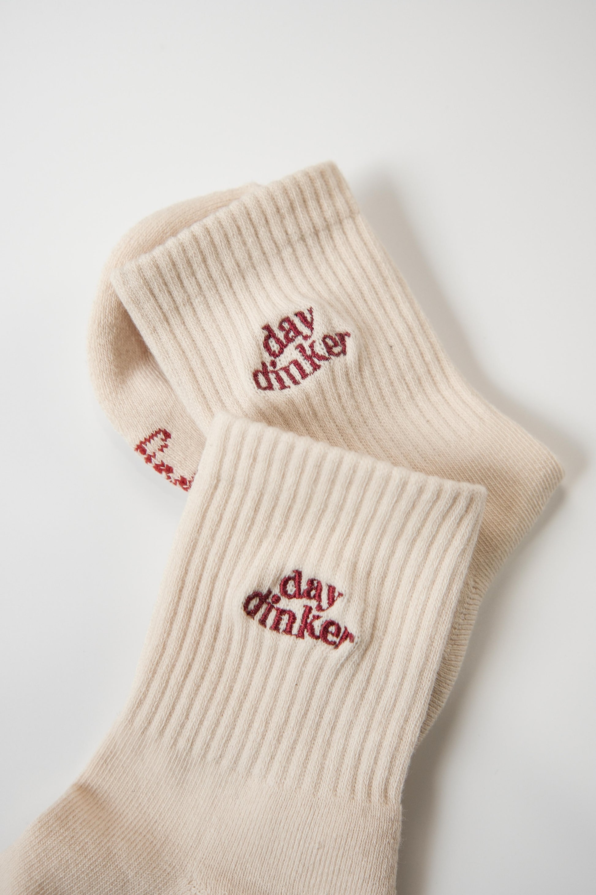 Day Dinker Court Socks in Bone